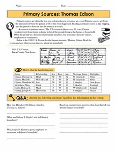 Reading Primary Sources