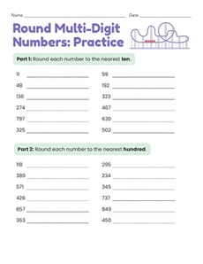 Round Multi-Digit Numbers: Practice