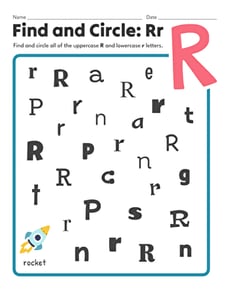 Find and Circle: Rr