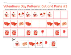 Valentine's Day Patterns: Cut and Paste #3