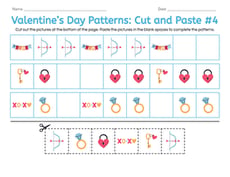 Valentine's Day Patterns: Cut and Paste #4