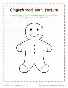Gingerbread Man Pattern