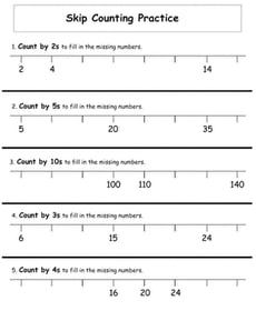 Skip Counting Practice