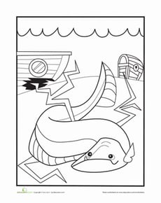 Electric Eel Coloring Page