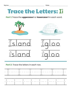 Trace the Letters: Ii