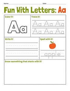 Fun With Letters: Aa