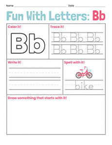Fun With Letters: Bb