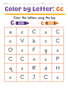 Color by Letter: Cc