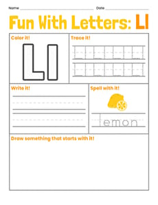 Fun With Letters: Ll