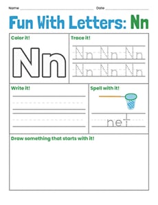 Fun With Letters: Nn