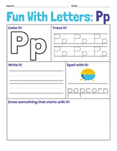 Fun With Letters: Pp