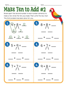 Make Ten to Add #2