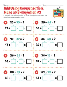 Add Using Compensation: Make a New Equation #2