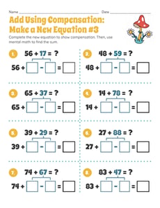 Add Using Compensation: Make a New Equation #3