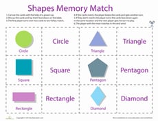 Shapes Memory Game