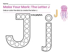 Make Your Mark: The Letter J
