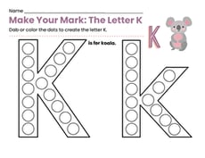 Make Your Mark: The Letter K