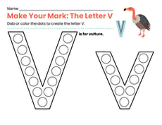 Make Your Mark: The Letter V