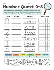 Number Quest: 0–5