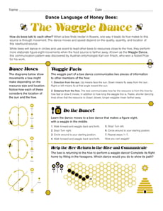 Dance Language of Honey Bees: The Waggle Dance