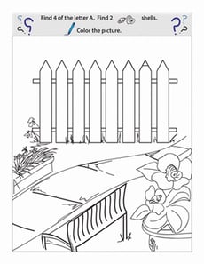 Find the Objects: Letter A