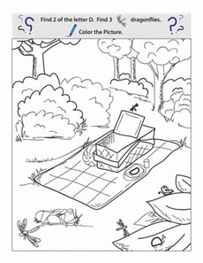 Find the Objects: Letter D