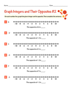 Graph Integers and Their Opposites #2