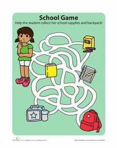 Back to School Maze