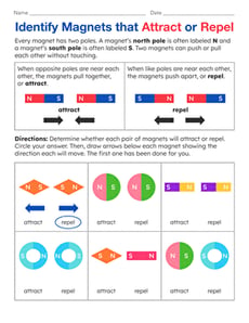 Identify Magnets that Attract or Repel
