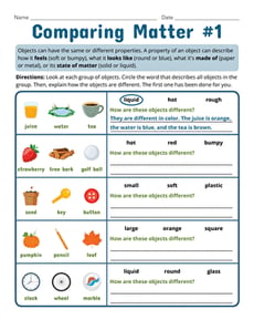 Comparing Matter #1