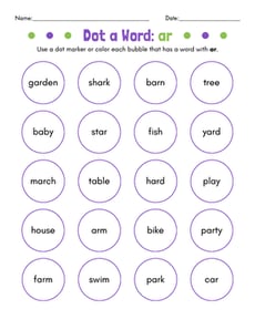 Dot a Word: ar