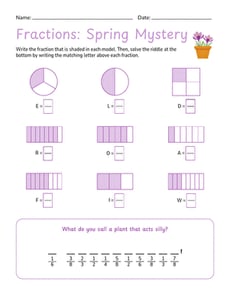 Fractions: Spring Mystery