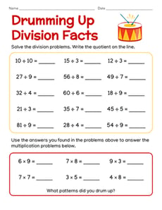 Drumming Up Division Facts