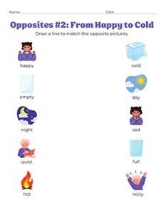Opposites #2: From Happy to Cold