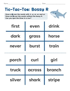 Tic-Tac-Toe: Bossy R