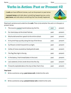 Verbs in Action: Past or Present #2