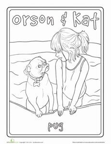 Color Your Mutt: Orson and Kat