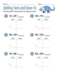Adding Tens and Ones #3