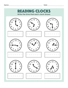 Reading Clocks
