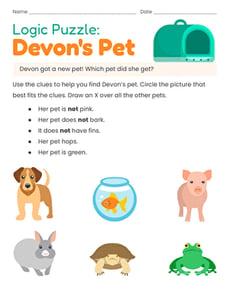 Logic Puzzle: Devon's Pet