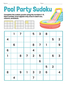 Pool Party Sudoku