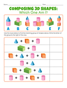 Composing 3D Shapes: Which One Am I?