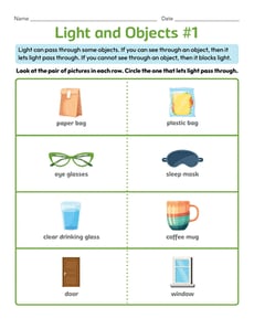 Light and Objects #1