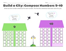 Build a City: Compose Numbers 9–10