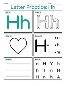 Letter Practice: Hh