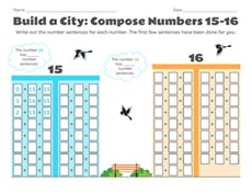 Build a City: Compose Numbers 15–16