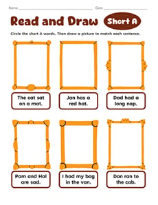 Read and Draw: Short A