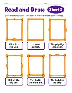 Read and Draw: Short I