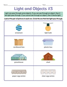 Light and Objects #3