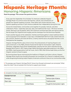Hispanic Heritage Month: Honoring Hispanic Americans
